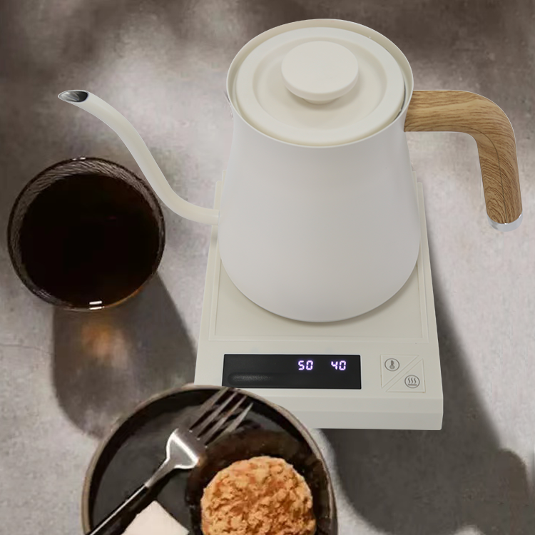 주방 가전 아랍어 커피 메이커 강철 전기 주전자 700ML 클래식 디자인 구즈넥 커피 주전자