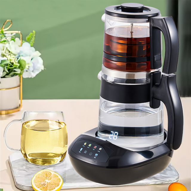 2 in 1 터키 차 주전자 중동 사우디 아라비아 차 메이커 사모바르 끓는 물용 전기 차 주전자