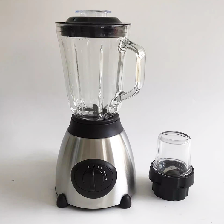 하이 엔드 가정용 전기 푸드 프로세서 요리 기계 Juicer 블렌더 4 잎 강력한 블레이드 스테인레스 스틸 식품 블렌더