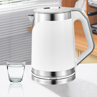 YUEKON 주방 가전 이중 벽 스테인레스 스틸 2l 전기 주전자 전기 주전자 360도 베이스 