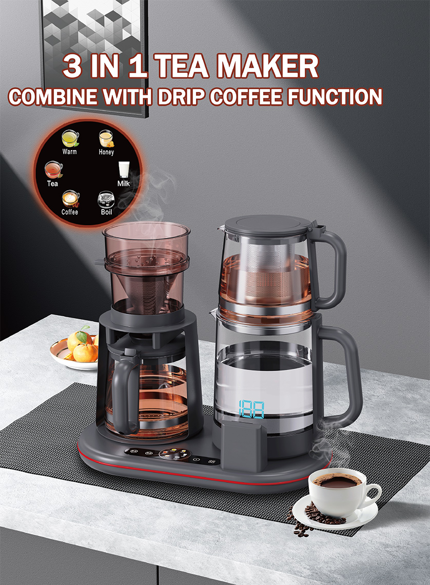 1.7L+1.1L 전기주전자 