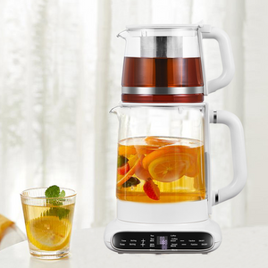 가전 ​​​​주방 홈 차 메이커 물 끓인 유리 주전자 1.5l 전기 물 주전자 휴대용 무선 주전자
