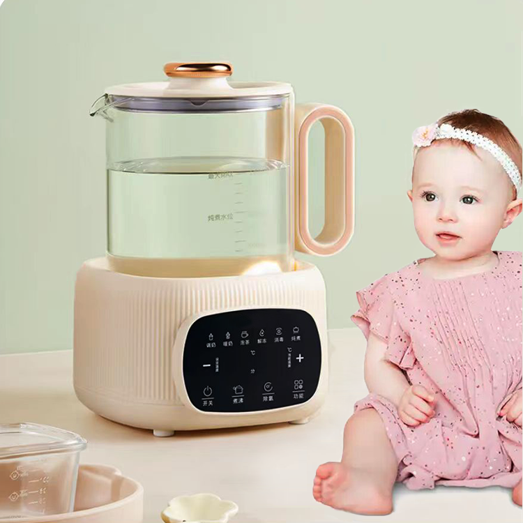 1.3L 수용량 디자인 아기 젖병 온열 장치 우유 변조기 기계 3in1 우유 믹서 및 염소 제거 기능이 있는 주전자