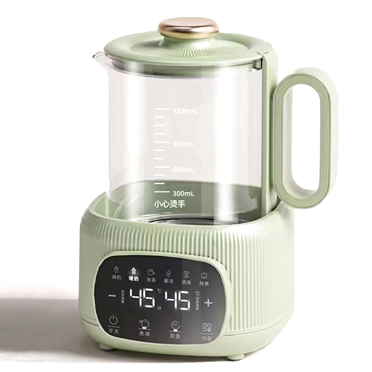 1.3L 수용량 디자인 아기 젖병 온열 장치 우유 변조기 기계 3in1 우유 믹서 및 염소 제거 기능이 있는 주전자