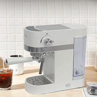이탈리아 반자동 전기 가정용 커피 메이커 에스프레소 커피 메이커 사무실 용 상업 등급 기계 홈 카페 및 호텔 용 자동차 