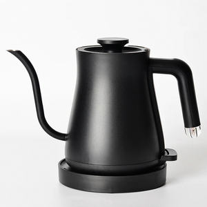 600ml 1200w 스테인리스 커피 차 주전자는 커피 주전자 구즈넥 전기 주전자에 부어집니다