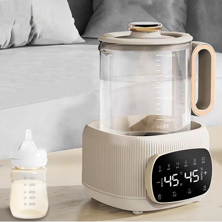 1.3L 수용량 디자인 아기 젖병 온열 장치 우유 변조기 기계 3in1 우유 믹서 및 염소 제거 기능이 있는 주전자