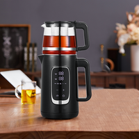 가전제품 더블 찻주전자 세트 2 In 1 사모바르 전기 차 메이커 