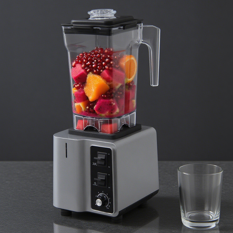 1800W 큰 강력한 푸드 프로세서 산업용 다기능 고속 과일 스무디 홈 주방 전기 푸드 프로세서 믹서