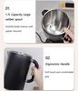 주방 가전 제품 가정용 1.1l 1.7l 급속 보일러 물 커피 주전자 전기 주전자 2 층 유리 차 주전자